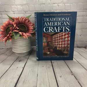 Vintage better homes & gardens traditional american crafts book 1988